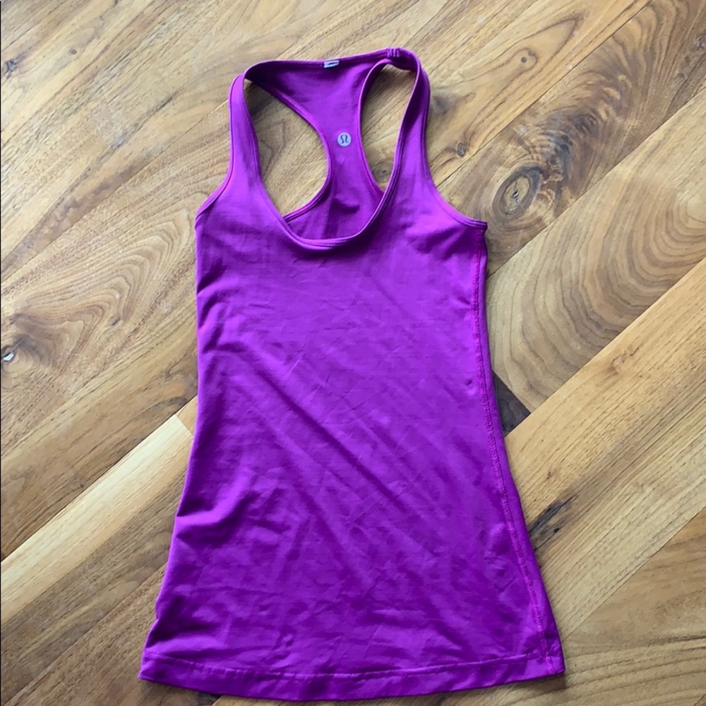 Lululemon cool racerback size 2 purple tank